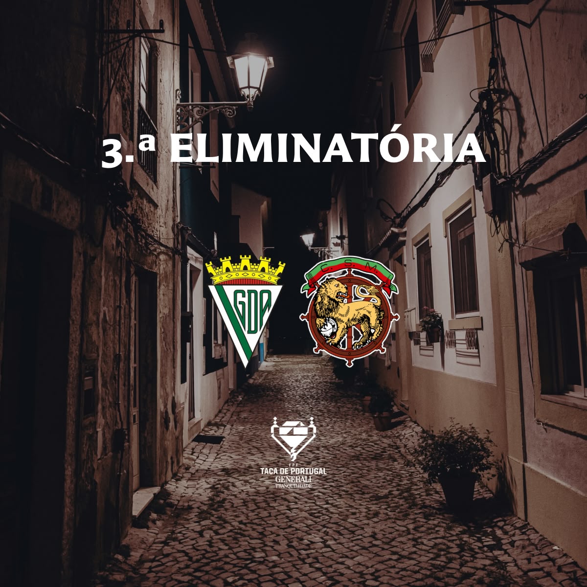 Grupo Desportivo Alcochetense – Futebol, SAD recebe CS Marítimo na 3.ª eliminatória da Taça de Portugal